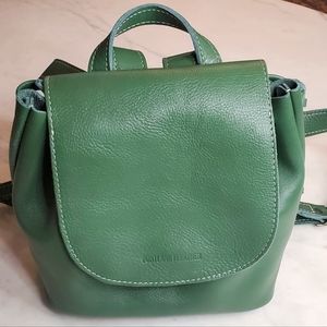 Portland Leather Goods Bucket Backpack in Eucalyptus plus matching Tassel! BNNU